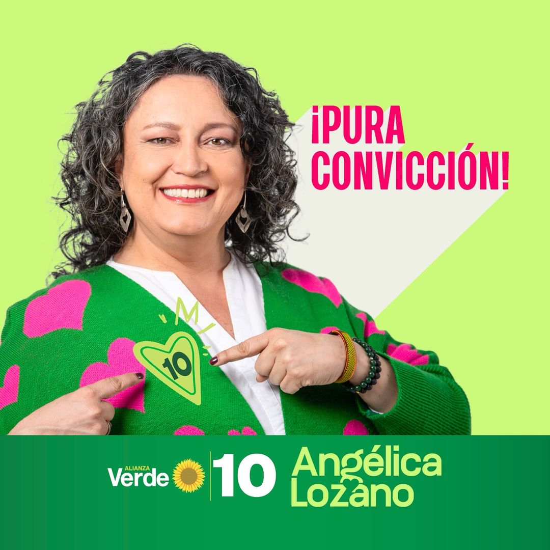 Angélica Lozano #VERDE10 💚🌻