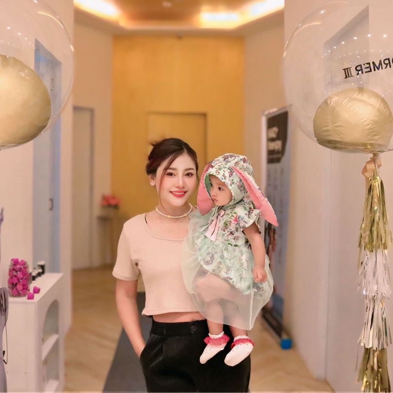 แม่อ้อมแม่น้องเฌอลีนน์🤰🏻🐰