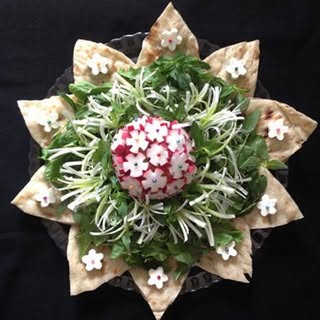 اشپزی دسر یلدا میوه ارایی  غذا  ژله سالاد