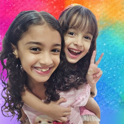 Brincando com Luna e Heloisa