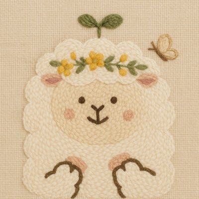 刺繍のおひつじ