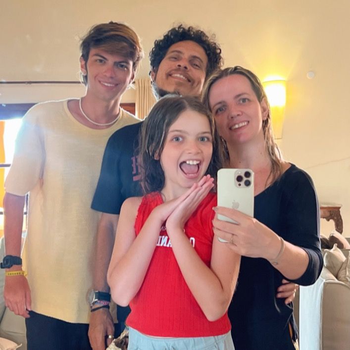 Mari Campolongo em família