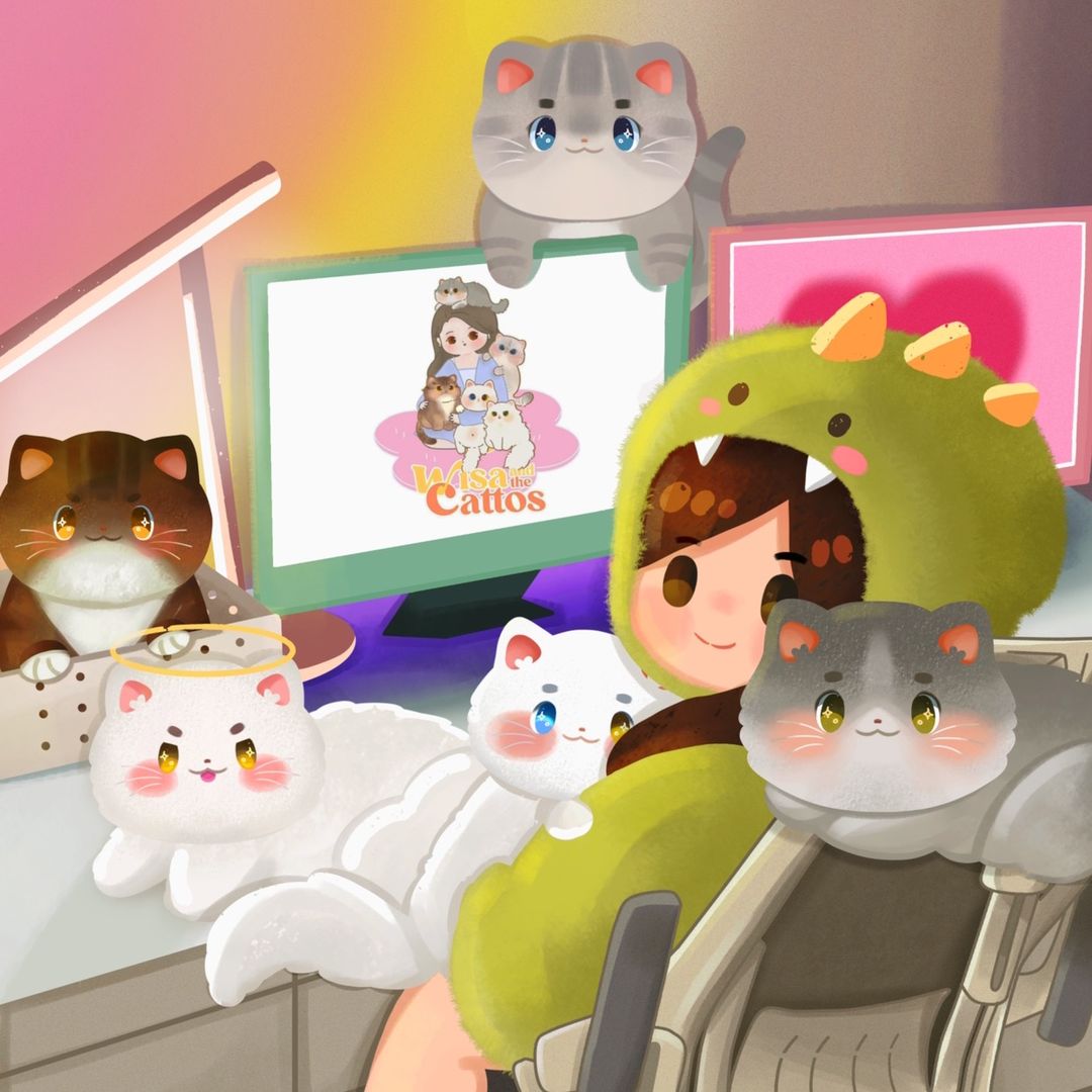 Wisa and the Cattos  ૮ ˙Ⱉ˙ ა