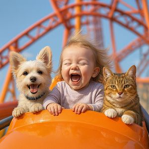 Babies Dogs Cats