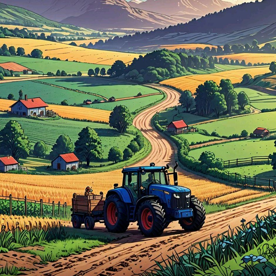 Blue Tractor Edit