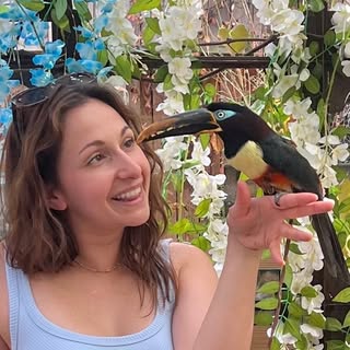 Maria Stagliano & Chester the Toucan