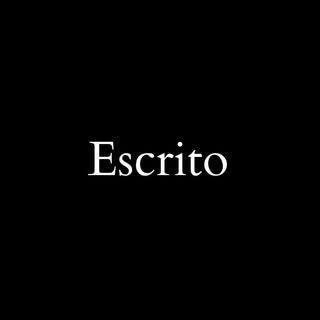 ESCRITO UNICO ✨
