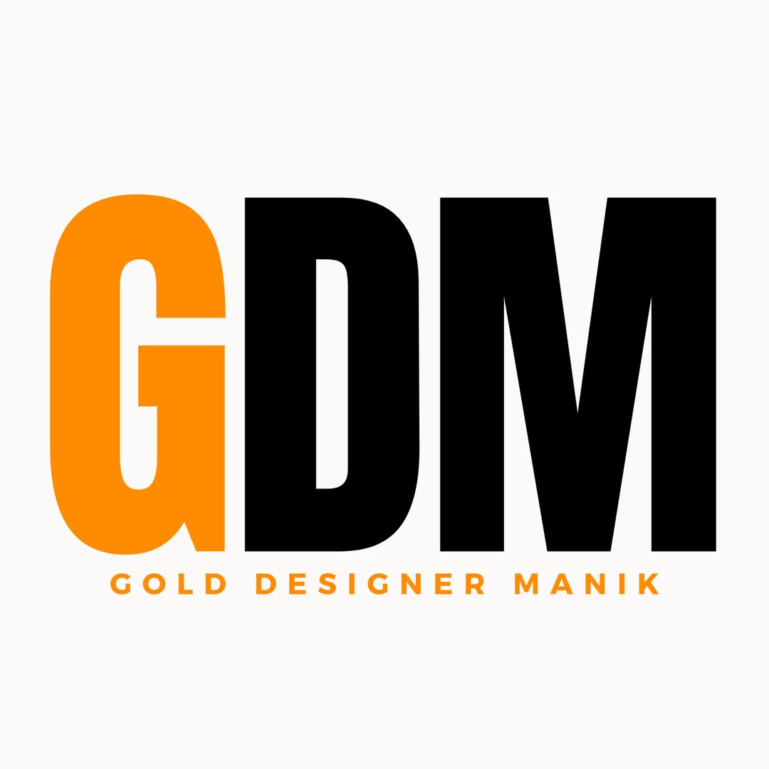 Gold designer Manik