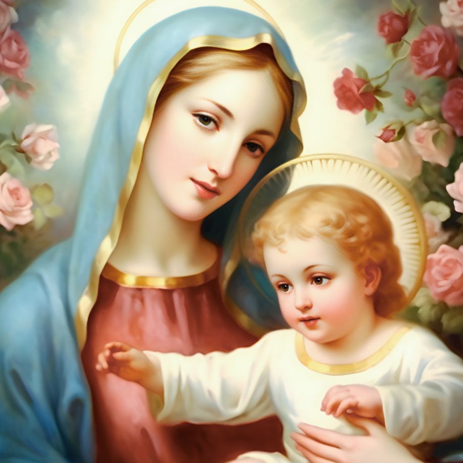 Jésus et Sainte marie