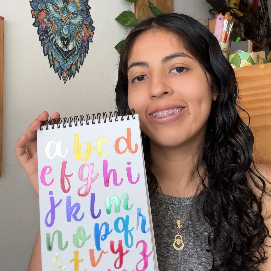 Lettering Caligrafia Acuarelas
