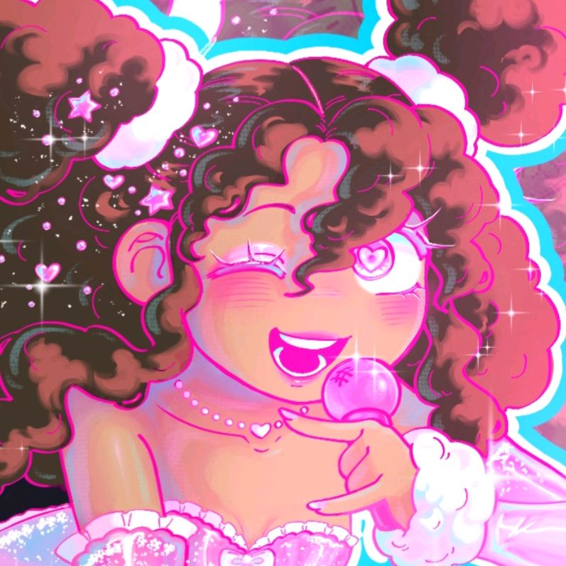 Lady in pink